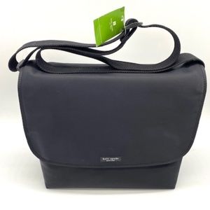 Kate Spade New York Original Small Black Nylon Messenger Bag~Classic~Rar…